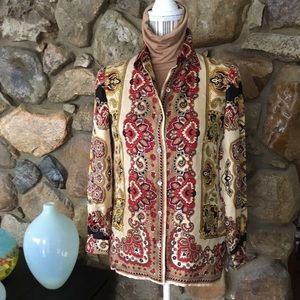 Dana Bachman silk blouse.